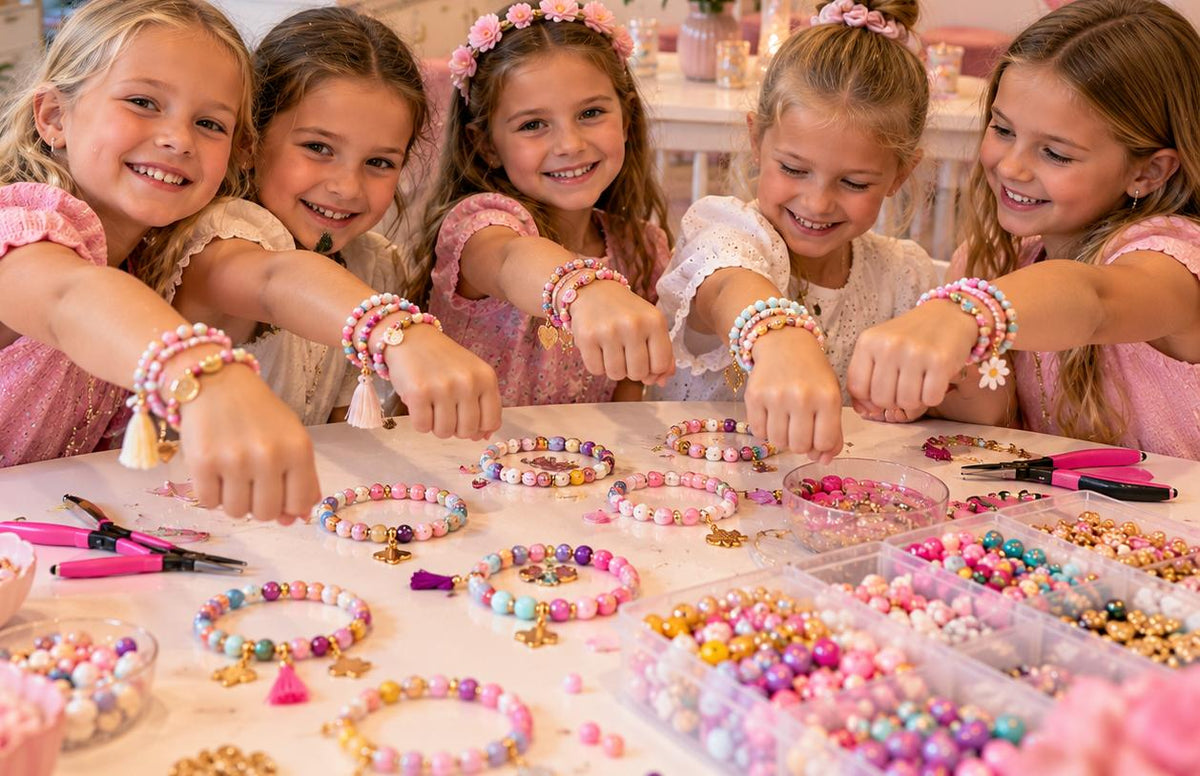 Kindergeburtstag Schmuck Workshop