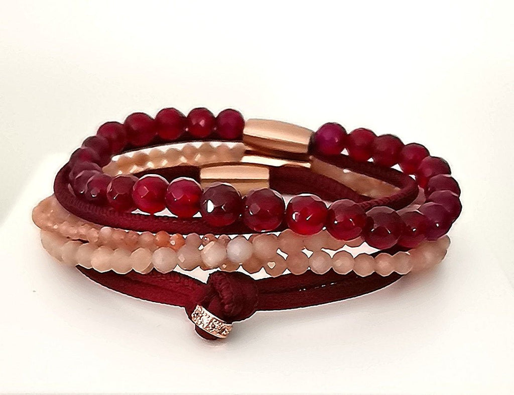 Premium Armband Workshop Dorsten mit Lederarmbändern und Seide