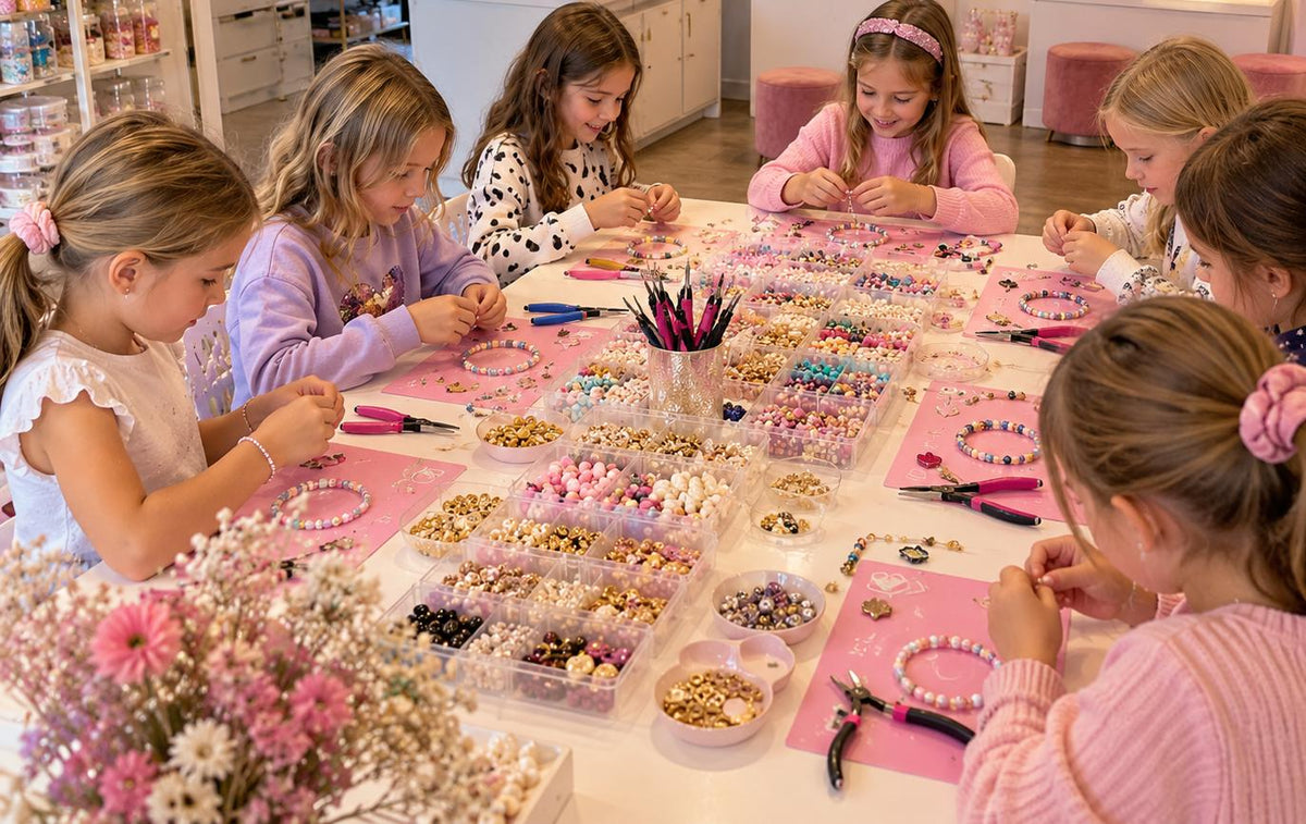 Kindergeburtstag Schmuck Workshop