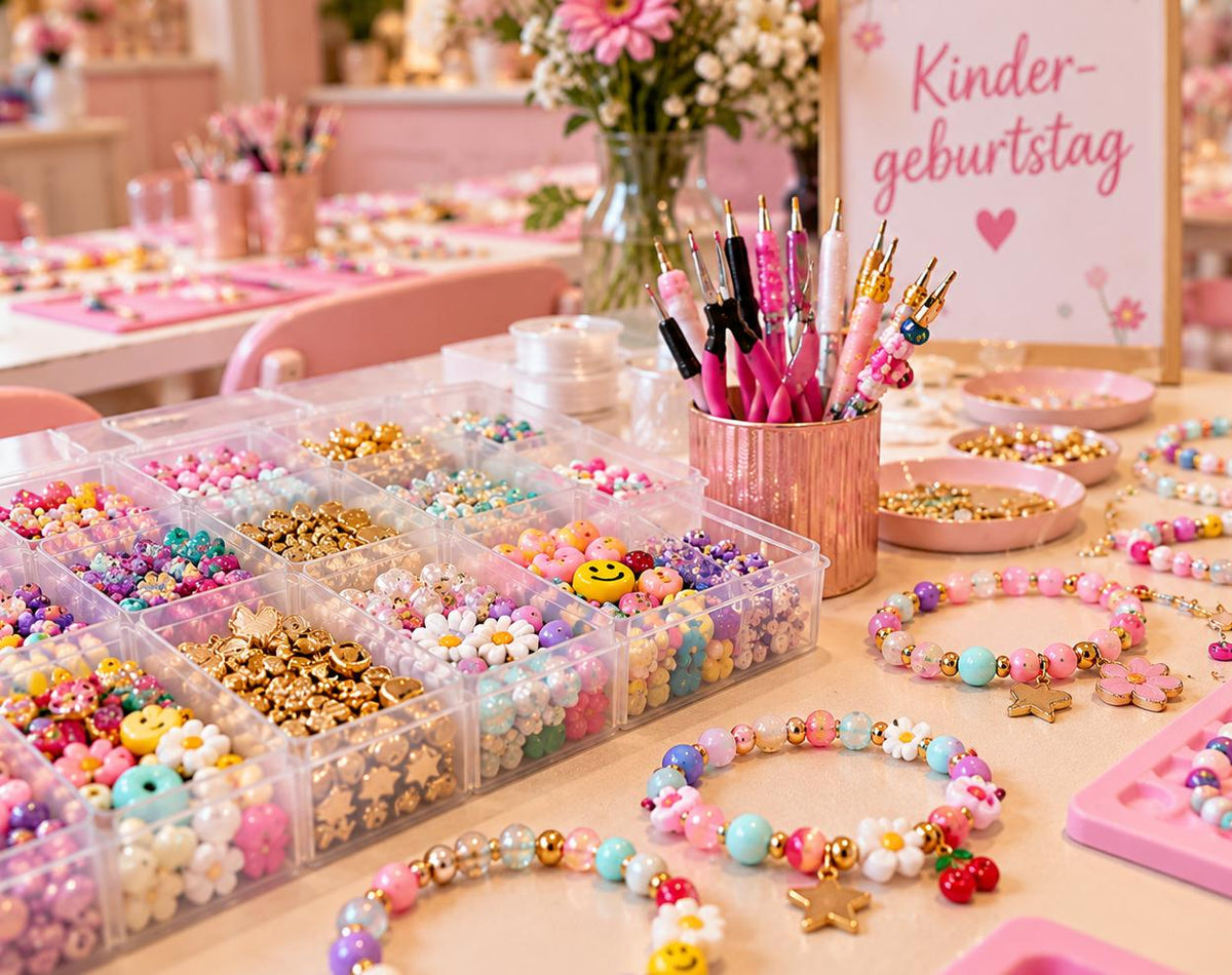 Kindergeburtstag Schmuck Workshop