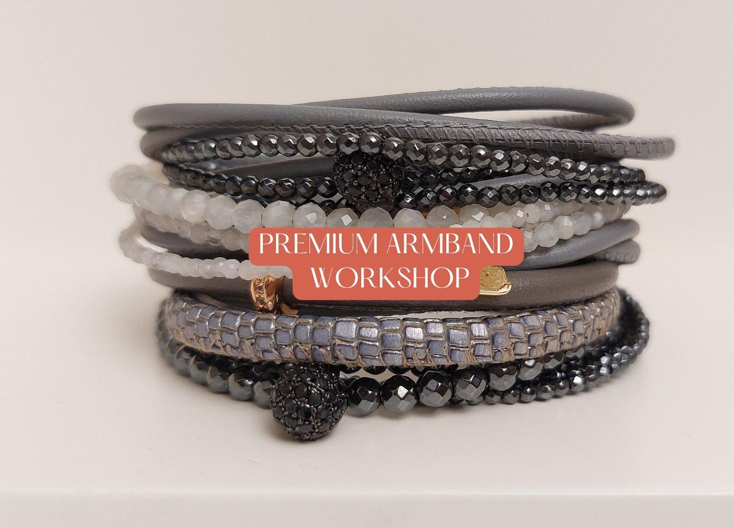 Dein kreativer PREMIUM ARMBAND WORKSHOP – designe 4 Armbänder mit echten Premium-Materialien 💛