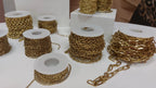 auswahl an edelstahl ketten im schmuck workshop